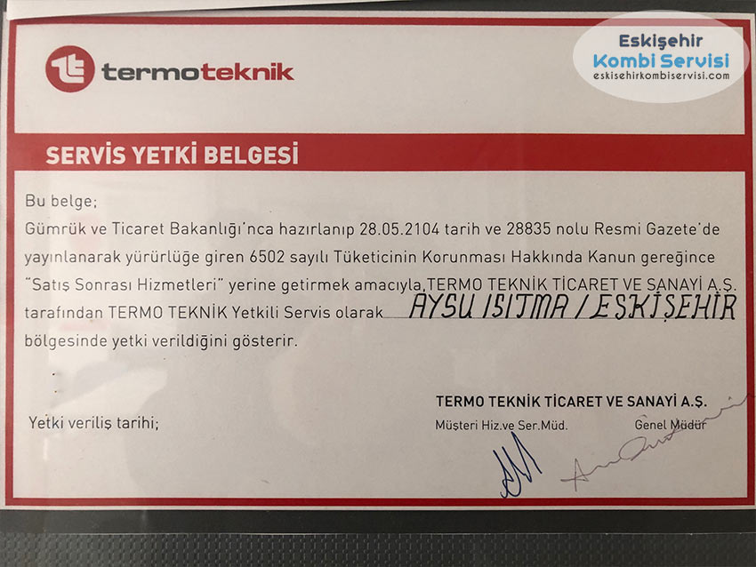 Aysu Isıtma Eskişehir