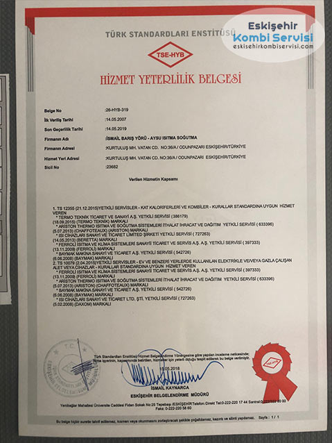 Aysu Isıtma Eskişehir